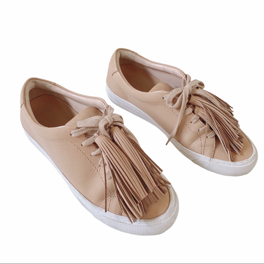 Tassel leather sneakers